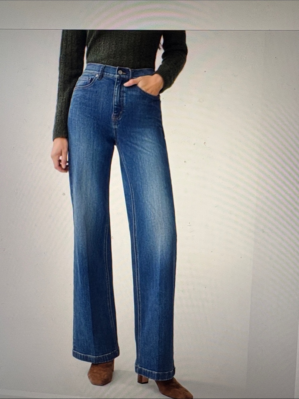 J McLaughlin Lowden Wide Leg Jeans 6